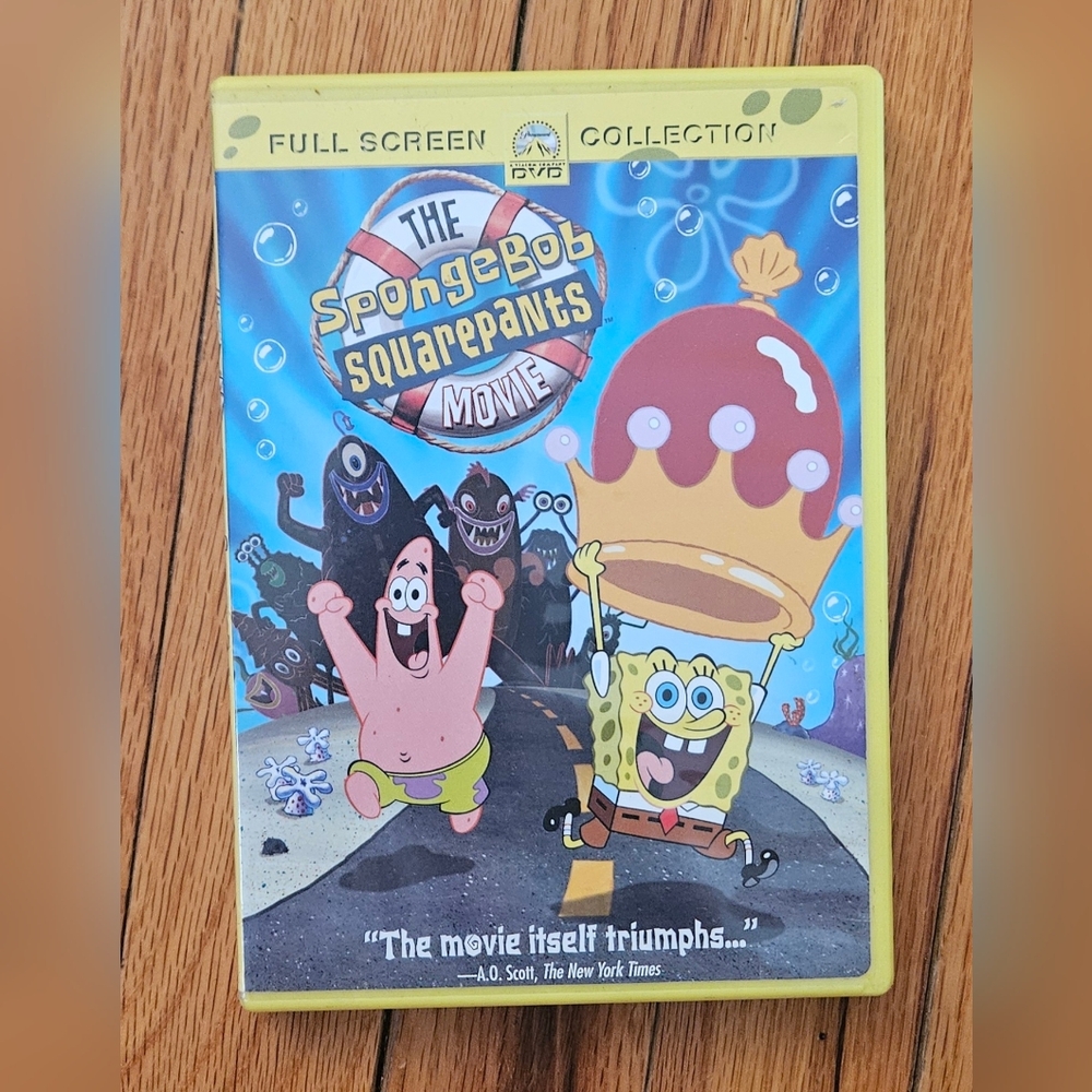 SpongeBob SquarePants Movie DVD - Yellow Case